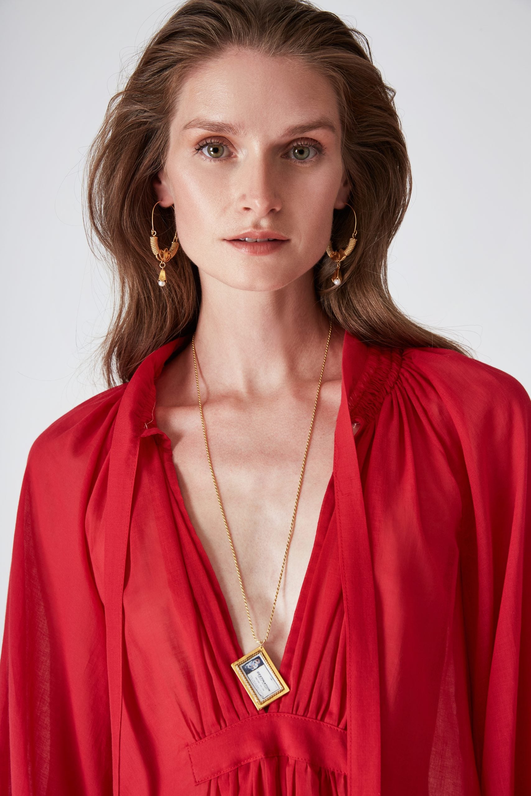 MYKONOS TICKET LONG NECKLACE - WEB EXCLUSIVE